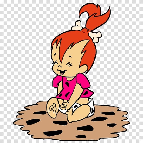 Pebbles Flinstone Bamm-Bamm Rubble Wilma Flintstone Fred Flintstone Barney Rubble, others transparent background PNG clipart