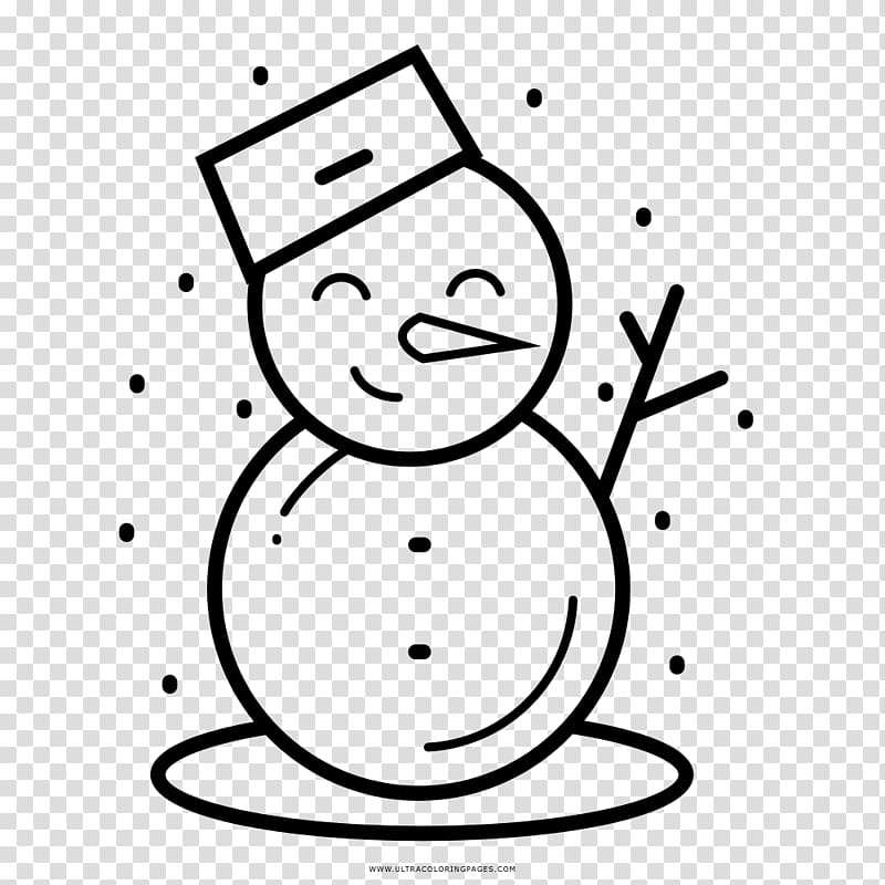 Snowman Drawing Coloring book Winter, snowman transparent background PNG clipart