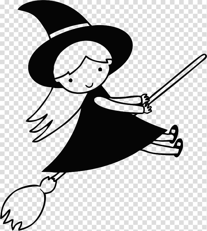 Drawing Witchcraft Broom , girl flying transparent background PNG clipart
