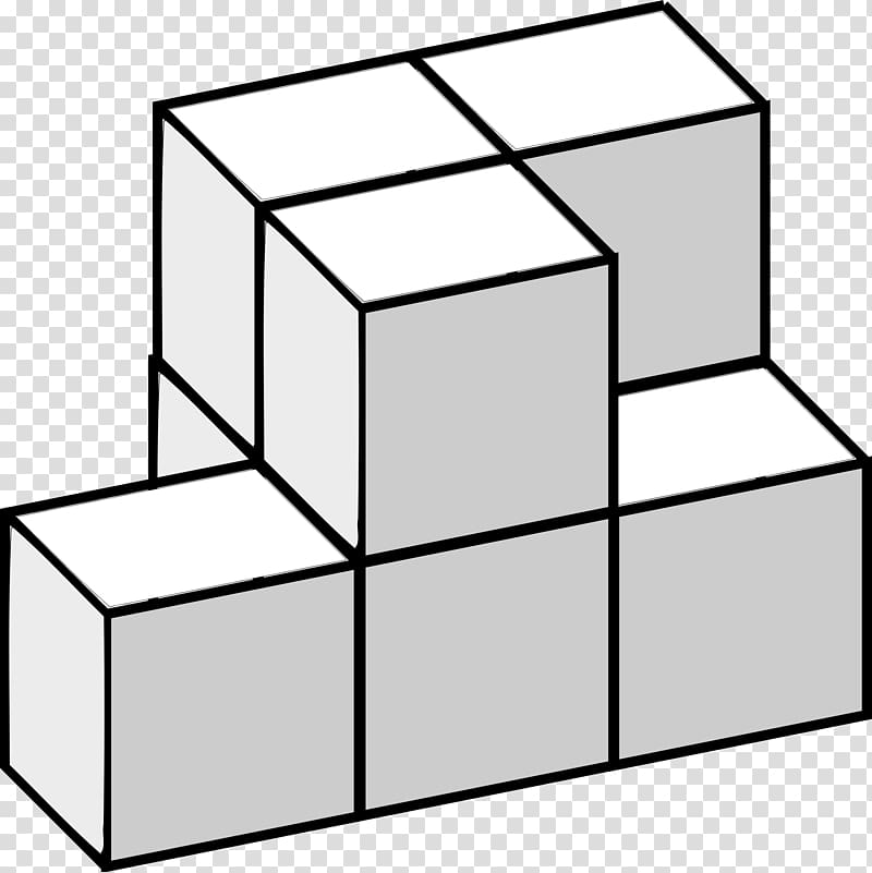 3D Tetris Jigsaw Puzzles Three-dimensional space Cube, cube transparent background PNG clipart