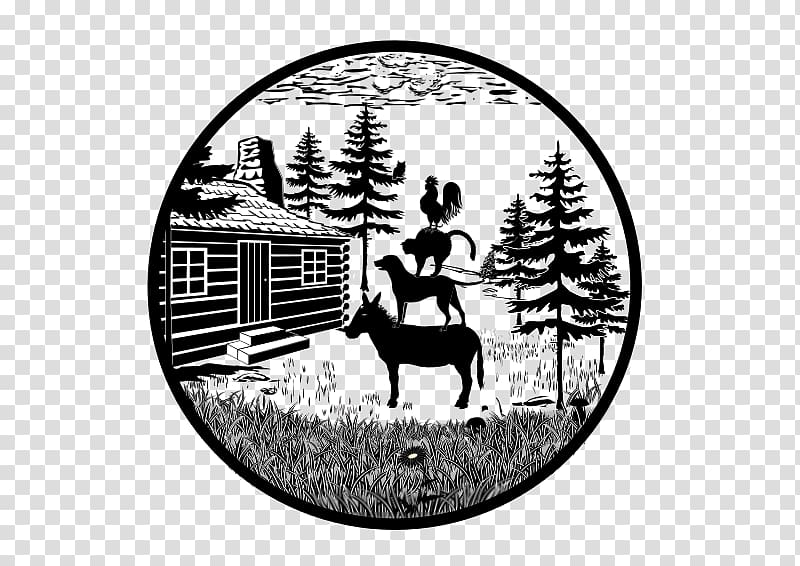 Christmas tree Spruce , Bremen Town Musicians transparent background PNG clipart