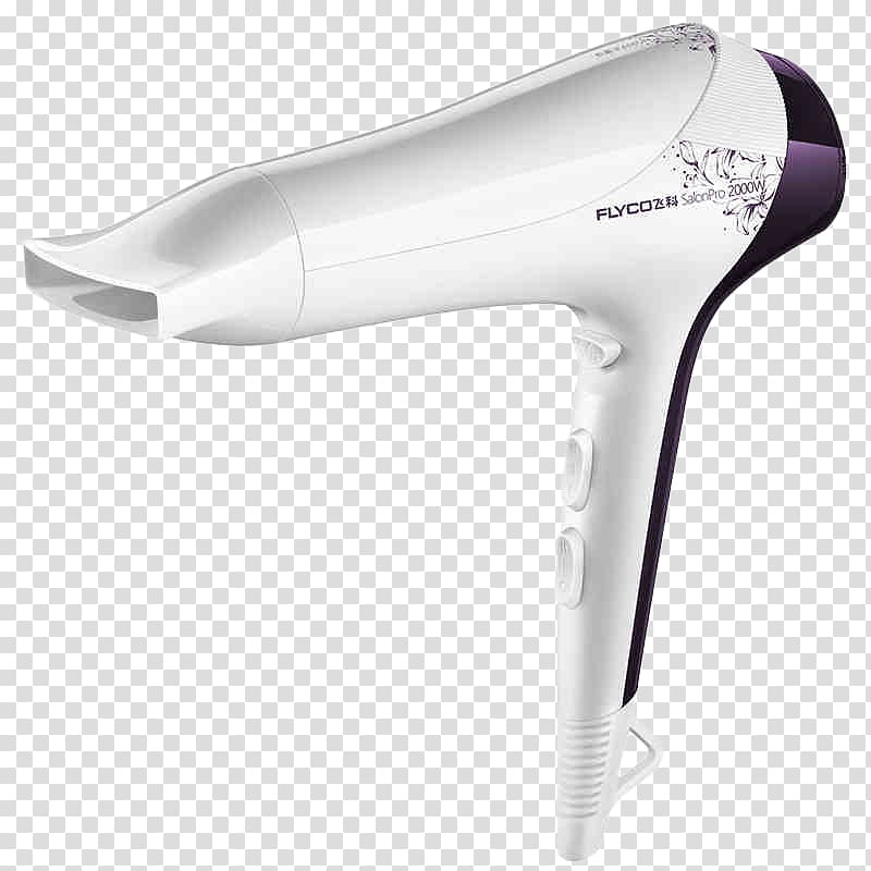 Hair dryer Hair care Home appliance Safety razor, White Flying Branch Hair Dryer transparent background PNG clipart