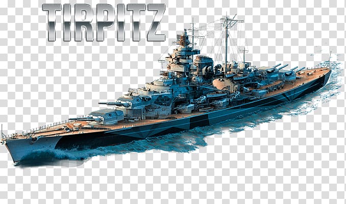 Heavy cruiser World of Warships German battleship Tirpitz World of Tanks Battlecruiser, Ship transparent background PNG clipart