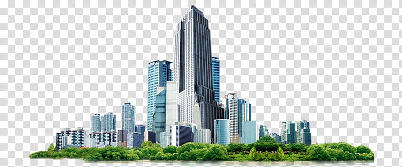 Building Architectural engineering Business Real Estate, real City transparent background PNG clipart