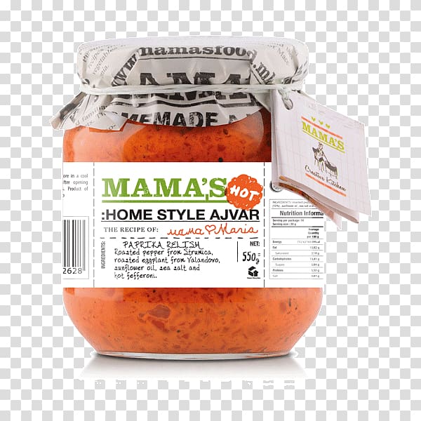Ajvar Aubergines Spread Relish Peppers, sunflower oil transparent background PNG clipart