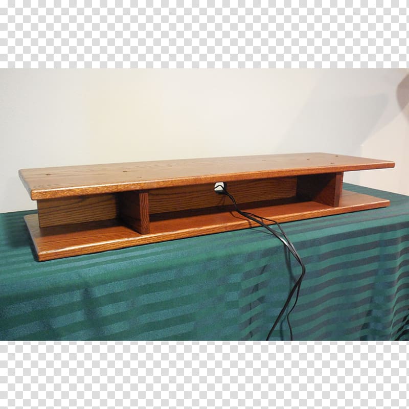 Table Shelf Soundbar Television Flat panel display, oak transparent background PNG clipart