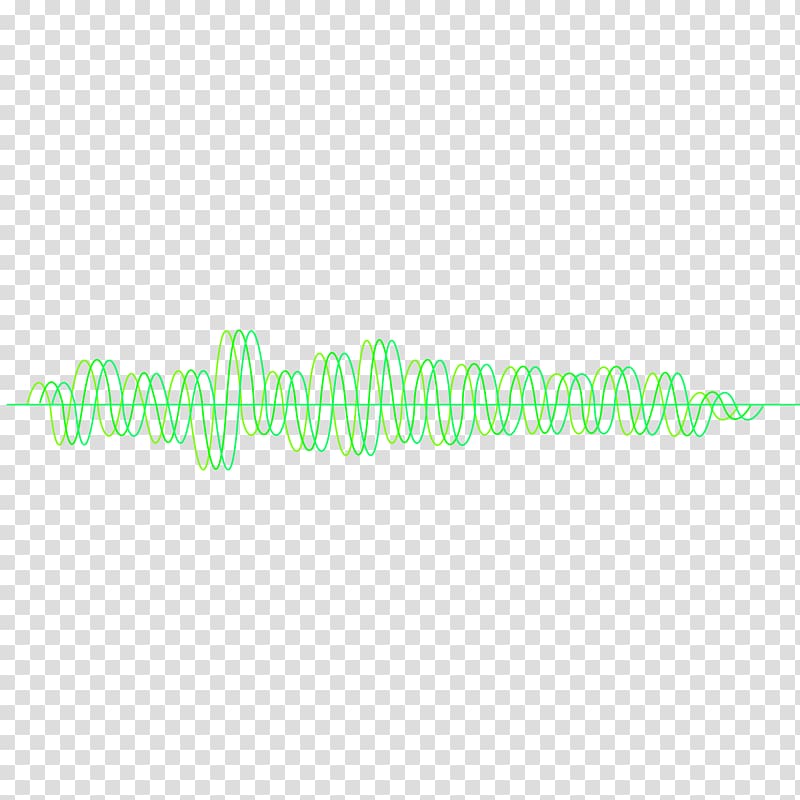 Brand Line Point Angle, Music green sonic line material transparent background PNG clipart