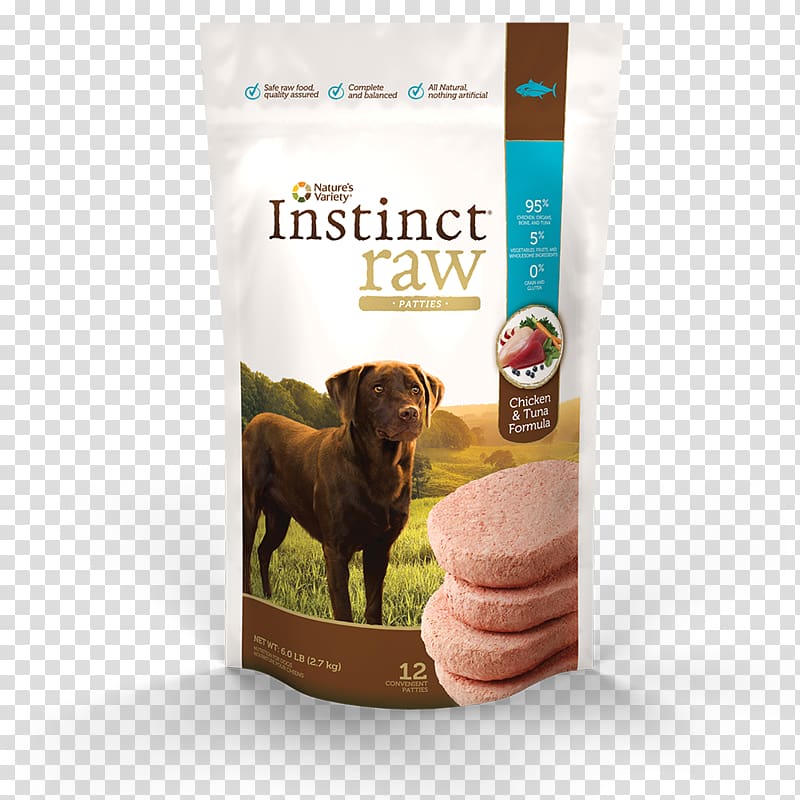 Raw foodism Dog Cat Food Chicken patty, Dog transparent background PNG clipart