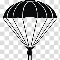 Parachute transparent background PNG clipart