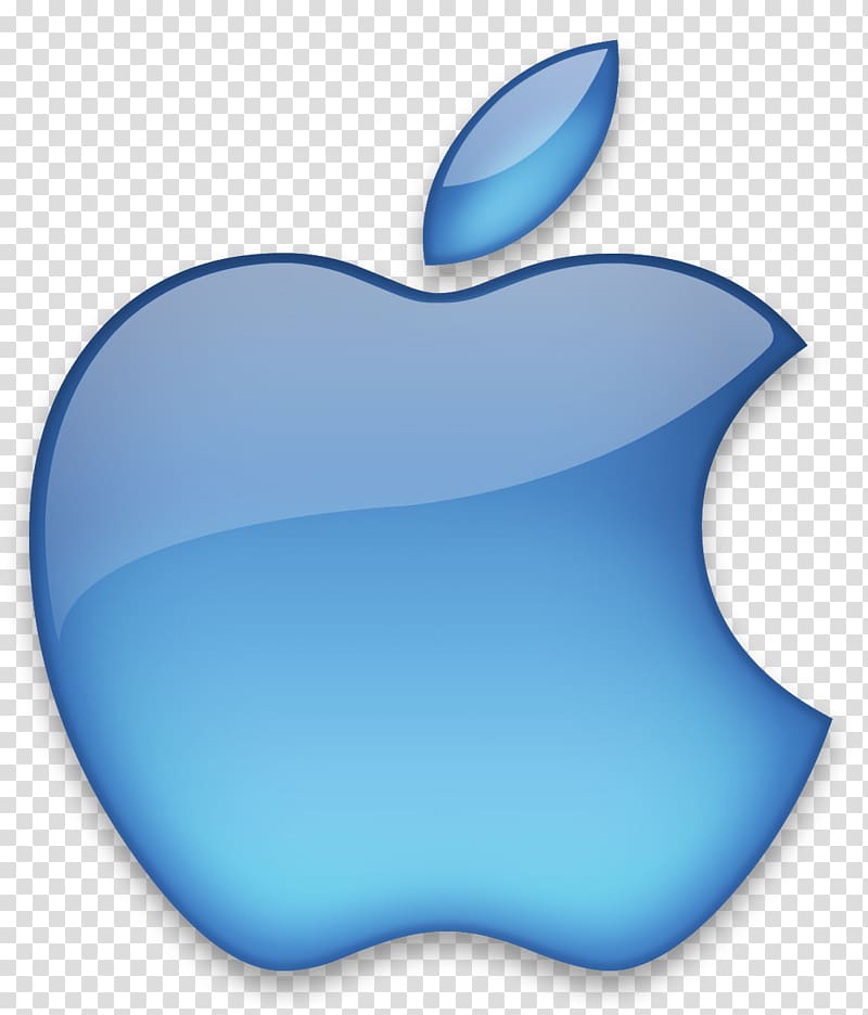 Apple II Logo Blue Desktop , mac logo transparent background PNG clipart