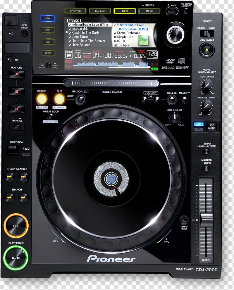 CDJ-2000 Pioneer DJ DJM Audio, others transparent background PNG clipart