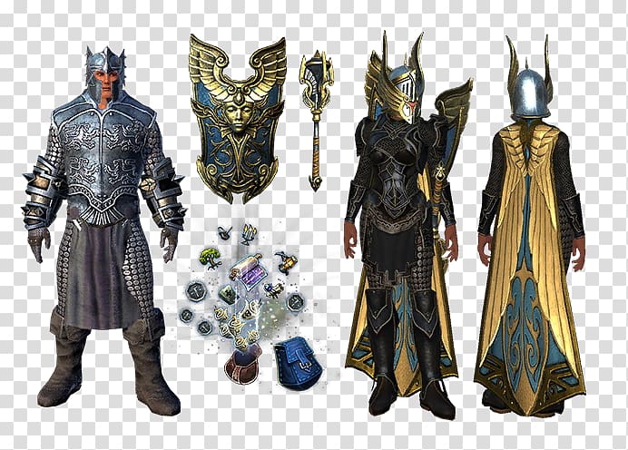 Neverwinter Knight Paladin Armour Squire, Knight transparent background PNG clipart