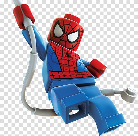 Spider-Man LEGO miniature, Spider-Man Lego Marvel Super Heroes PlayStation 4 Hulk Dr. Otto Octavius, iron spiderman transparent background PNG clipart