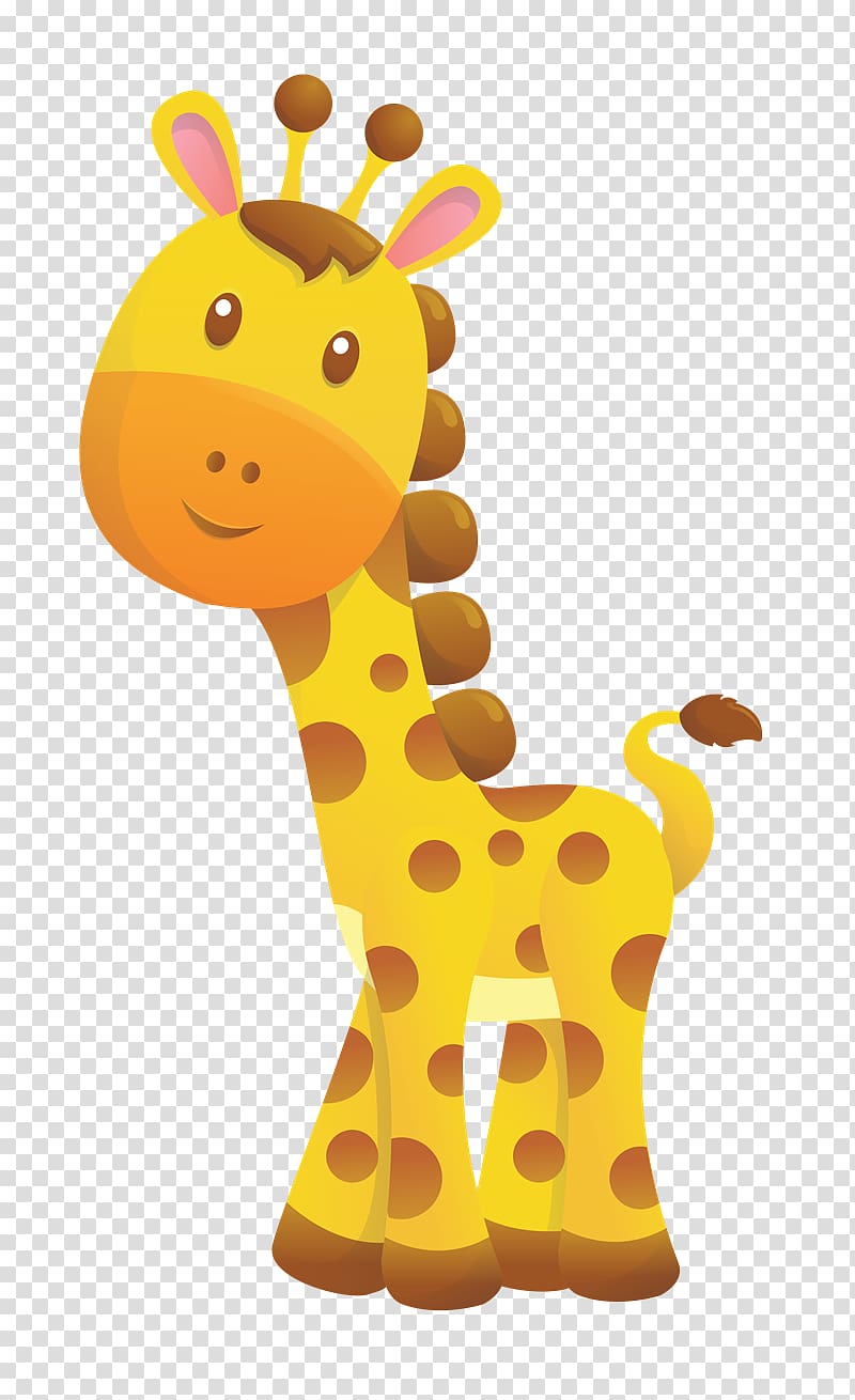 Baby Giraffes T-shirt Iron-on , Baby Deer transparent background PNG clipart
