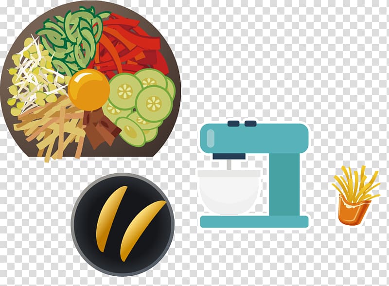 Fried rice Fried prawn Korean cuisine Cooking Vegetable, Coffee food elements transparent background PNG clipart