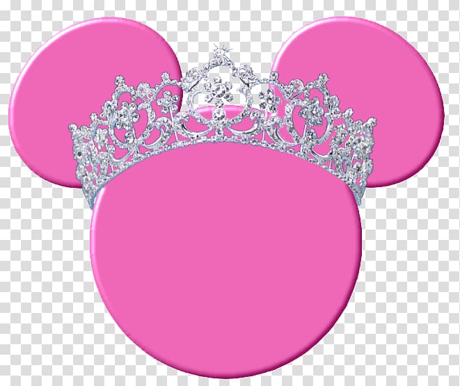 pink house wearing crown art, Minnie Mouse Mickey Mouse , MINNIE transparent background PNG clipart