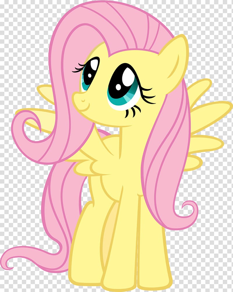 Fluttershy illustration, Fluttershy Applejack Pinkie Pie Twilight Sparkle Rainbow Dash, My Little Pony transparent background PNG clipart