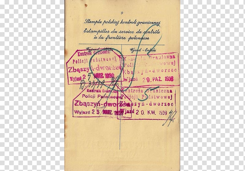 Kristallnacht Zbąszyń Second World War The Holocaust Passport, italy visa transparent background PNG clipart