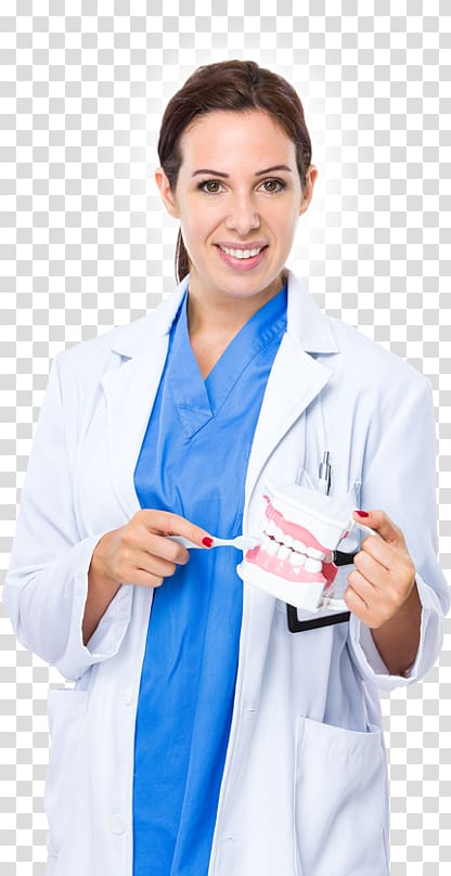 woman holding artificial teeth, Medicine Physician Dentistry Hiperdental, dentista transparent background PNG clipart