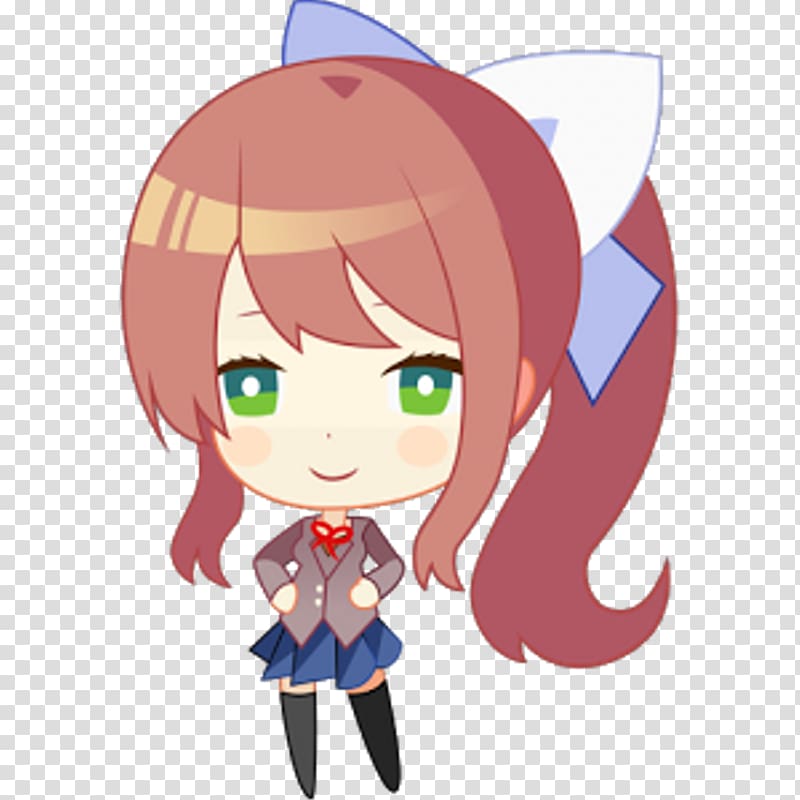 Doki Doki Literature Club! Team Salvato Katawa Shoujo Protagonist, Monika transparent background PNG clipart