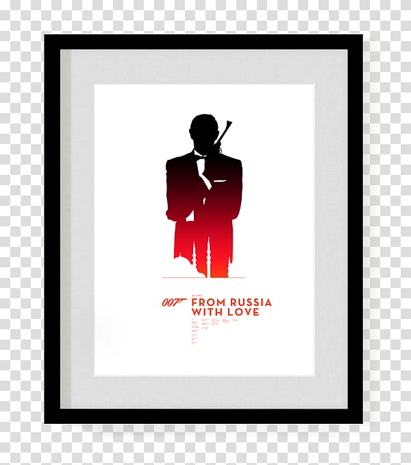 James Bond Film Series From Russia, with Love, anniversary poster transparent background PNG clipart