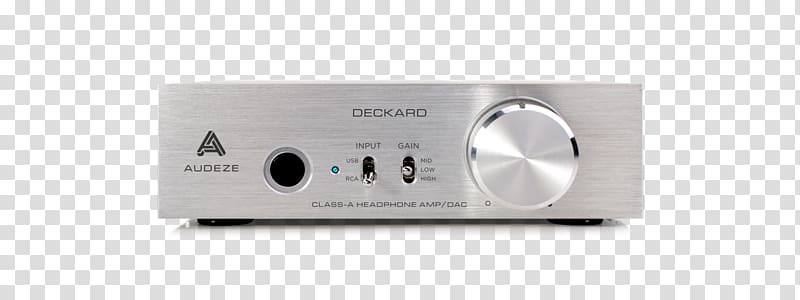 Audeze Deckard Headphones Audio Digital-to-analog converter Audeze LCD-2, Headphone Amplifier transparent background PNG clipart