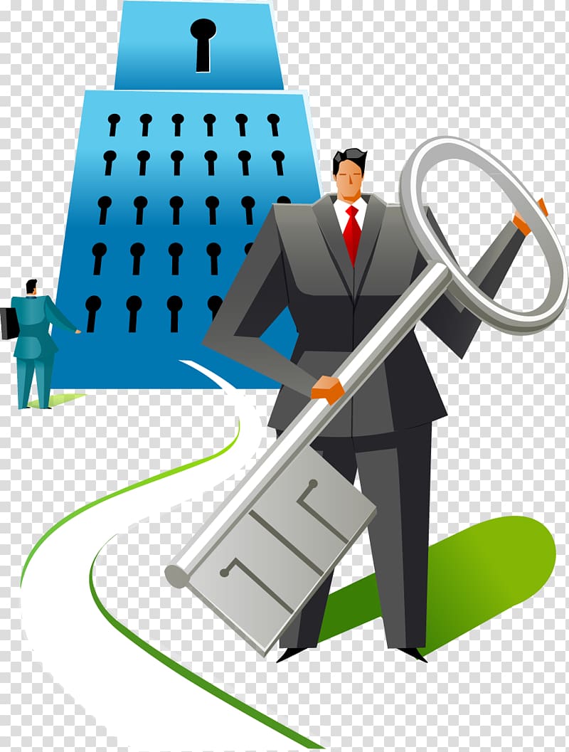 Cartoon Illustration, Cartoon creative business people transparent background PNG clipart