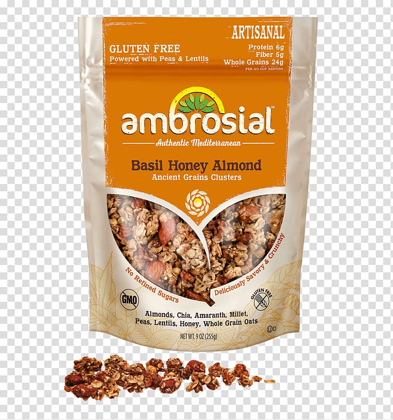 Muesli Ancient grains Granola Whole grain Basil, Millet Grain. transparent background PNG clipart