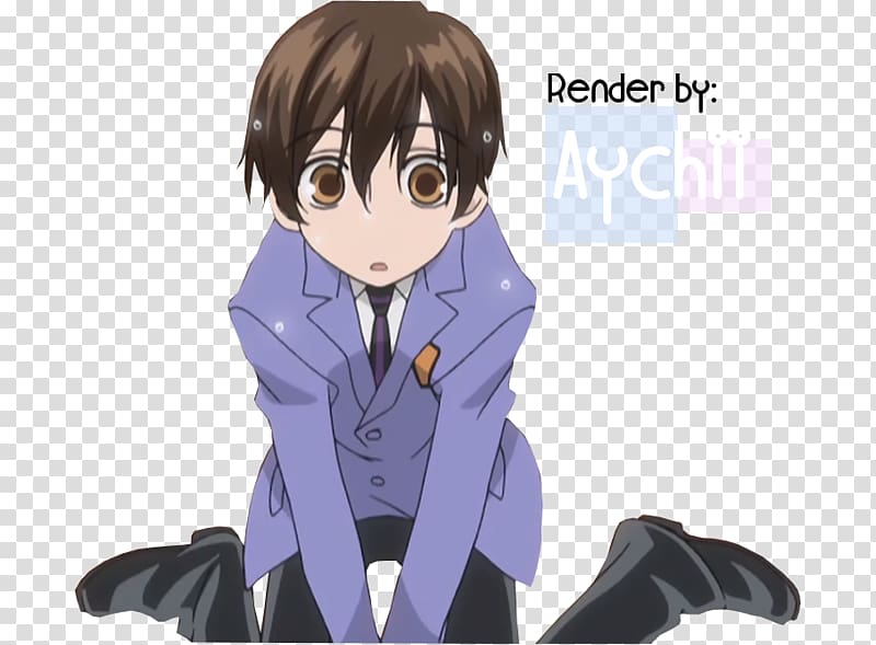 Haruhi Fujioka Anime Kyoya Ootori Ouran High School Host Club Manga, Anime transparent background PNG clipart