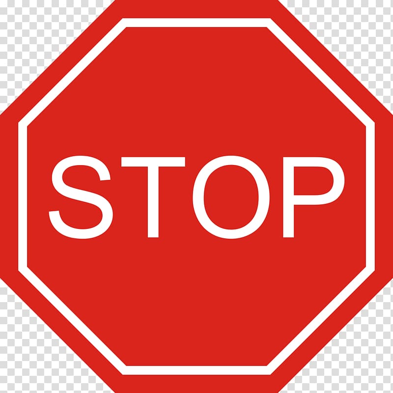 Stop sign Traffic sign Warning sign , sign stop transparent background PNG clipart