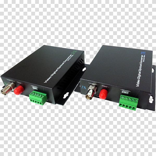 RF modulator Video BNC connector Electronics, fibra optica transparent background PNG clipart