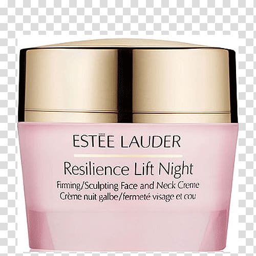 Cream Lotion Estée Lauder Resilience Lift Night Firming/Sculpting Face and Neck Creme Estée Lauder Companies Skin, Estee Lauder transparent background PNG clipart
