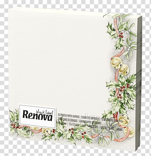 Cloth Napkins Paper Renova Floral design Rectangle, paper napkin transparent background PNG clipart