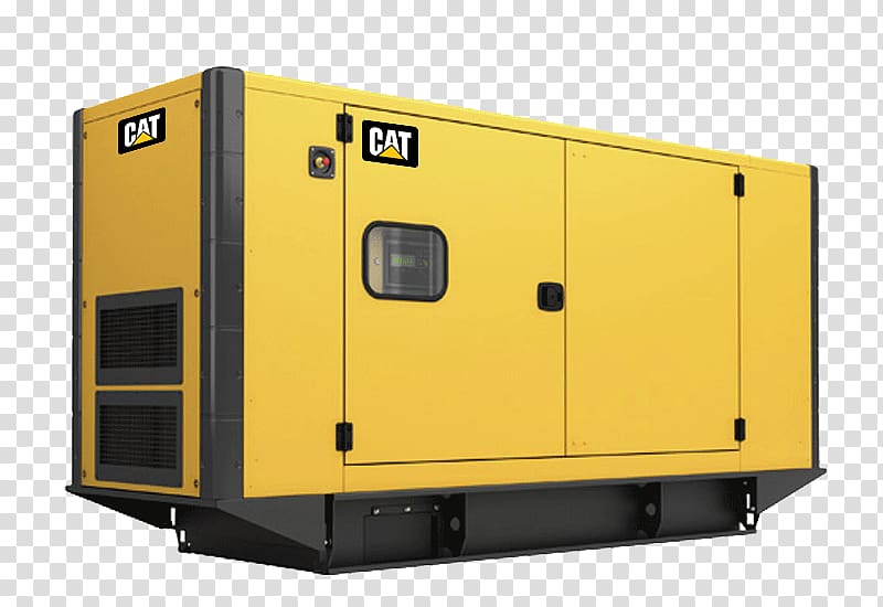 Caterpillar Inc. Engine-generator Diesel generator Electric generator Standby generator, others transparent background PNG clipart