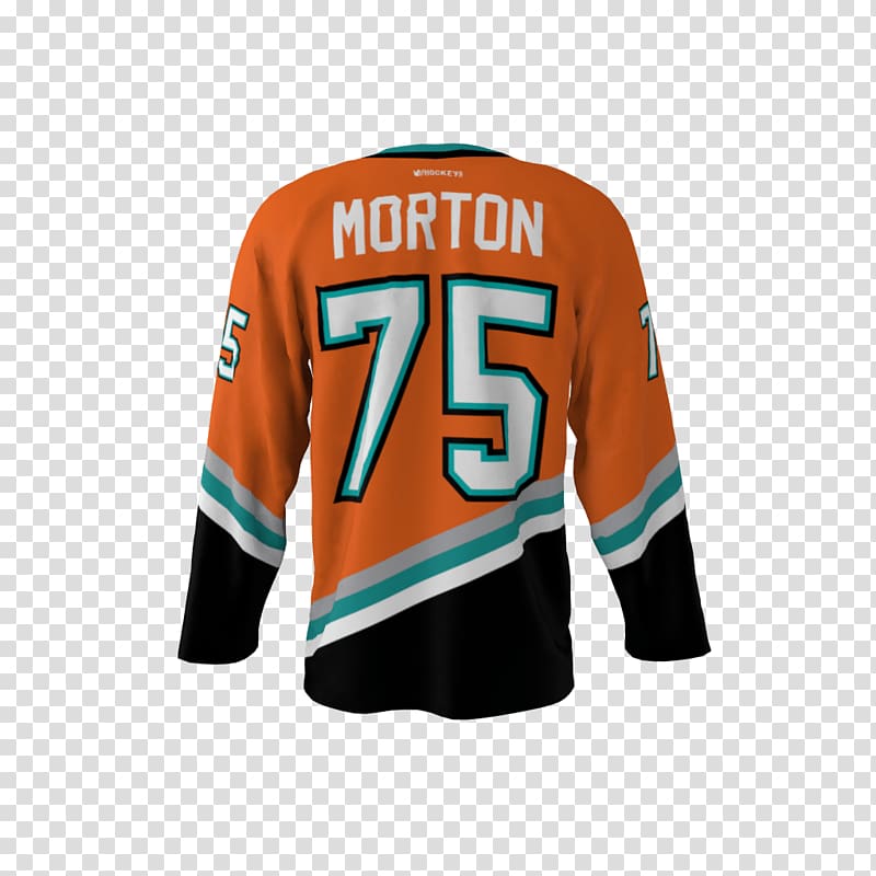 Anaheim Ducks T-shirt Hockey jersey Ice hockey, T-shirt transparent background PNG clipart