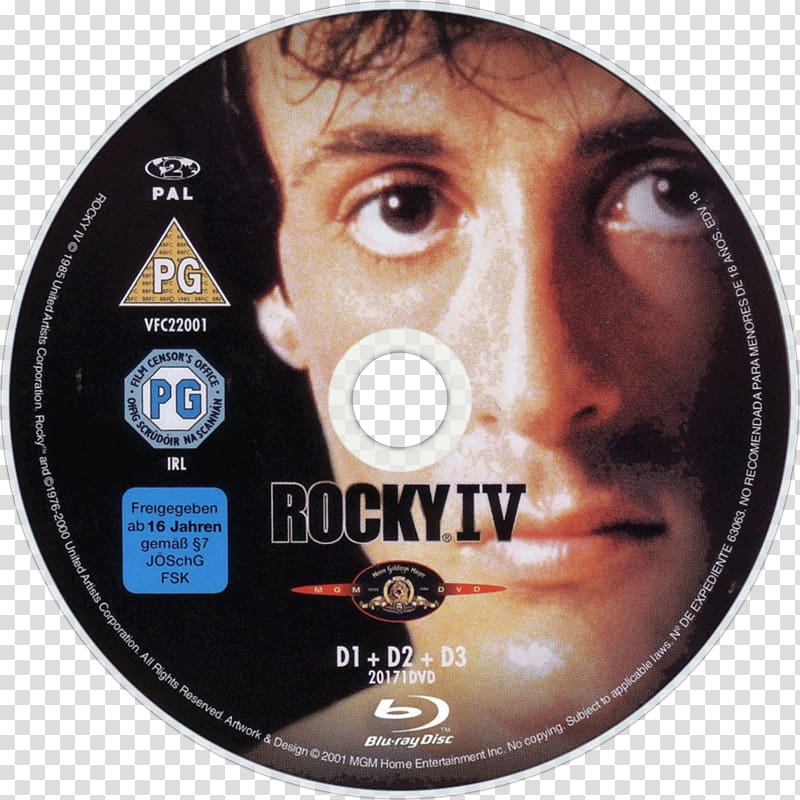 Blu-ray disc Rocky Balboa DVD Compact disc, dvd transparent background PNG clipart