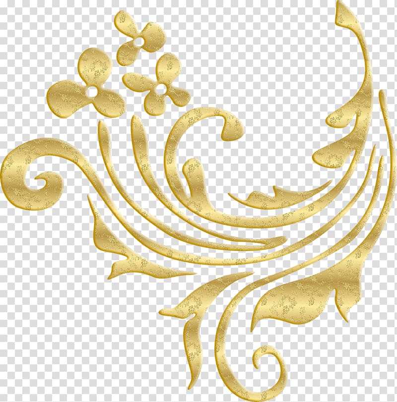 brown vines illustration, Graphic design , Gold pattern transparent background PNG clipart