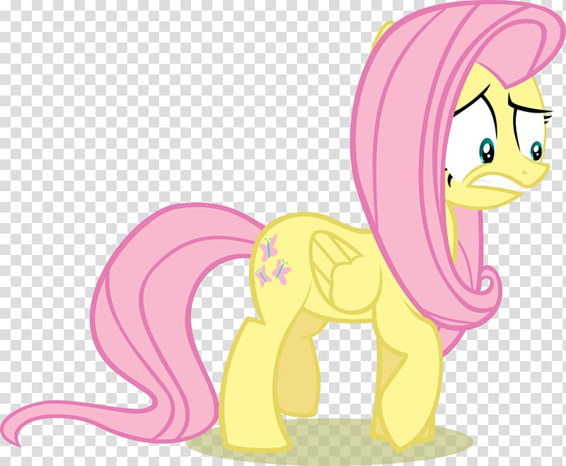 Fluttershy Rarity Applejack Pony, Shy Expression transparent background PNG clipart