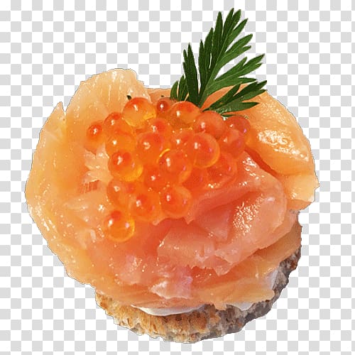 Sashimi Canapé Smoked salmon Sushi Lox, sushi transparent background PNG clipart