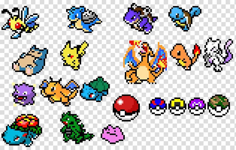 Pixel art Pokémon , pokemon transparent background PNG clipart