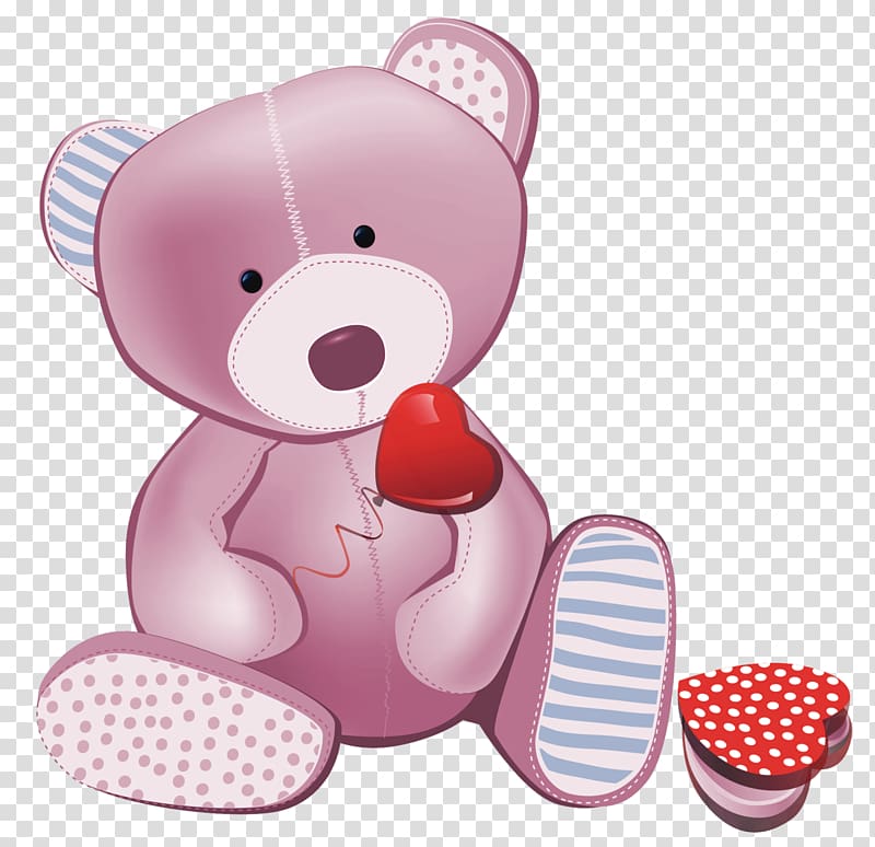 purple bear , Teddy bear Pink , Pink Teddy transparent background PNG clipart