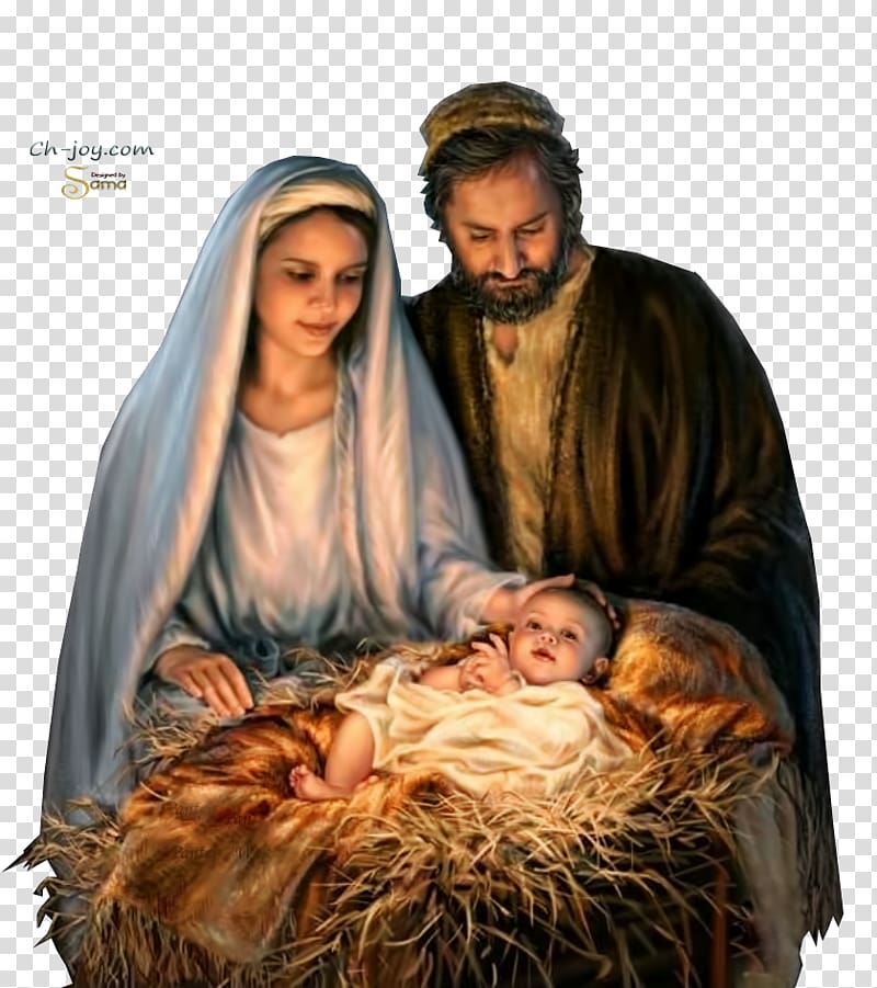 The Nativity illustration, Mary Santa Claus Christmas Standee Nativity of Jesus, Birth transparent background PNG clipart