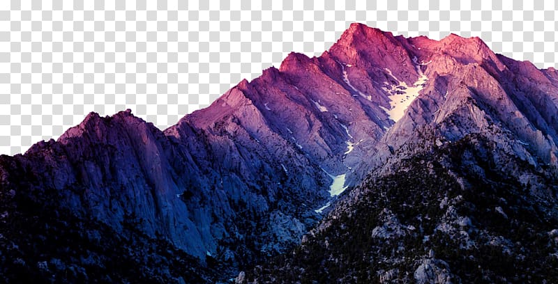 gray rock mountain, Mountain Desktop Pink 4K resolution Color, mountain transparent background PNG clipart