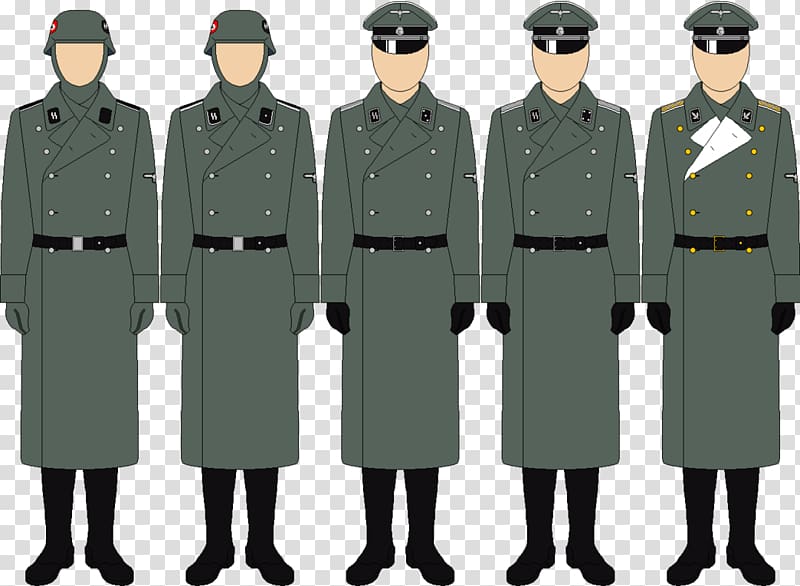 Nazi Germany Uniforms and insignia of the Schutzstaffel Waffen-SS Dress uniform, military transparent background PNG clipart