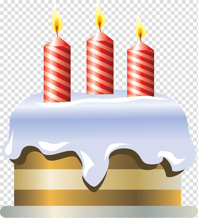Little fresh birthday cake transparent background PNG clipart