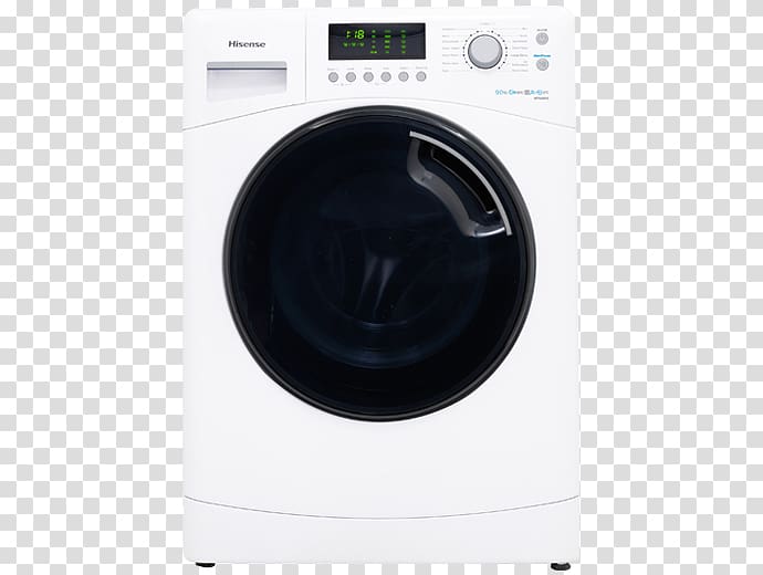 Washing Machines Hisense WFNA9012 Clothes dryer, machine a laver transparent background PNG clipart