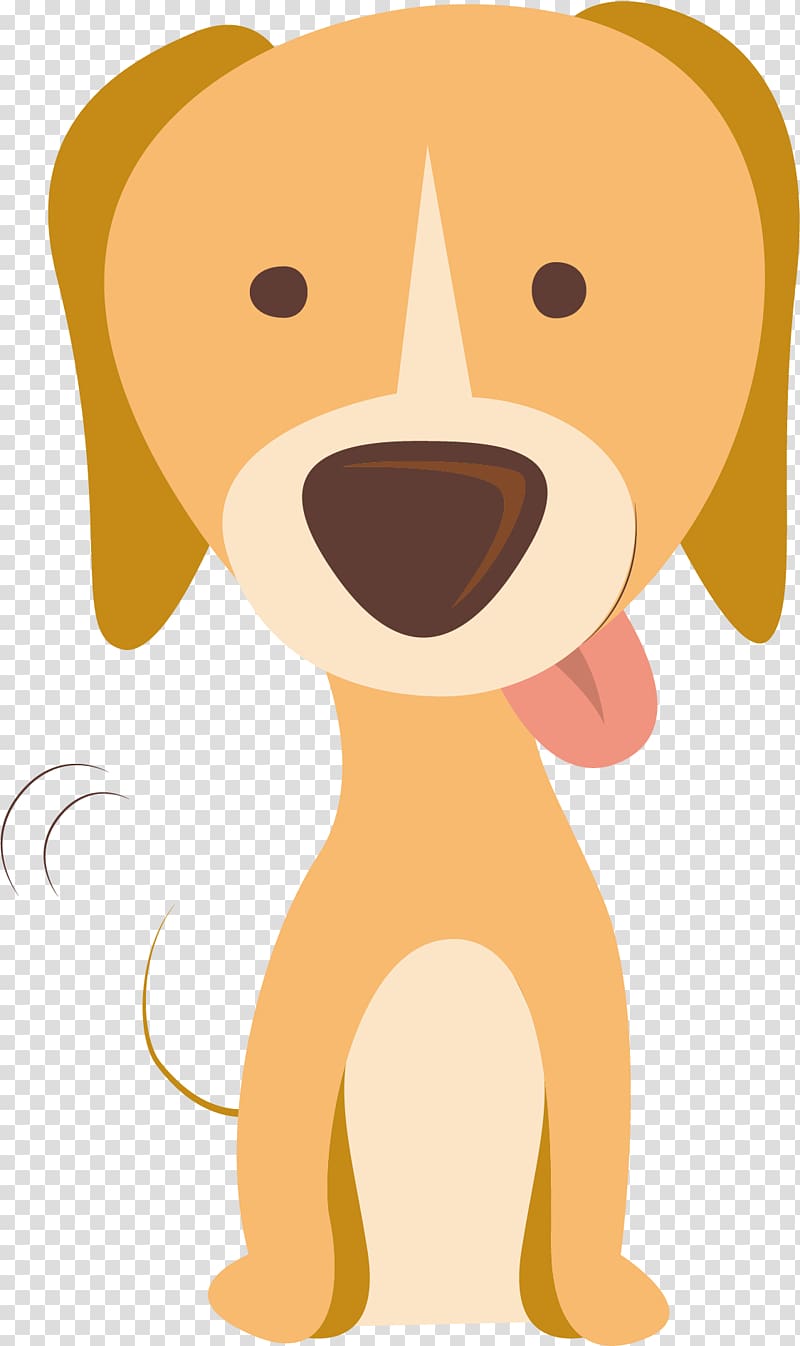 Puppy Dog Illustration, cute brown puppy transparent background PNG clipart
