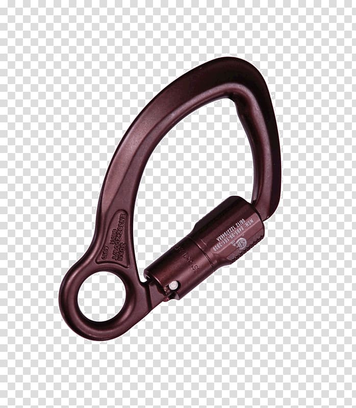 Carabiner Lanyard Abseiling Rock-climbing equipment Climbing Harnesses, rope transparent background PNG clipart