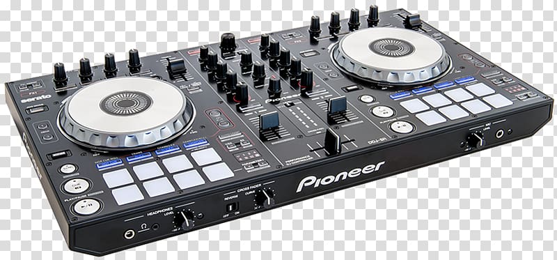 DJ controller Pioneer DDJ-SR Pioneer DJ Virtual DJ Disc jockey, Serato transparent background PNG clipart