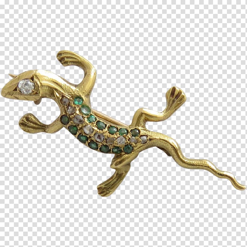 Jewellery Reptile Brooch 01504 Metal, salamander transparent background PNG clipart